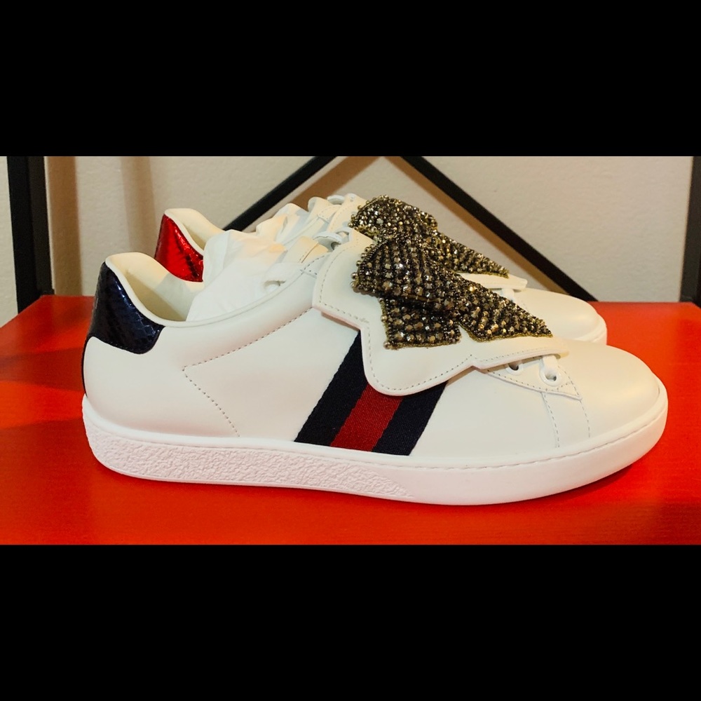 New Gucci Ace sneakers with removable patches